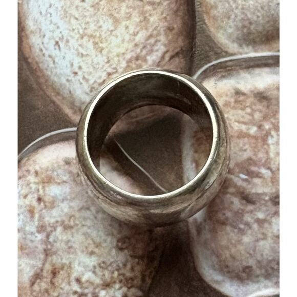 Vintage Sterling Silver Band Size 6 - Picture 2 of 3